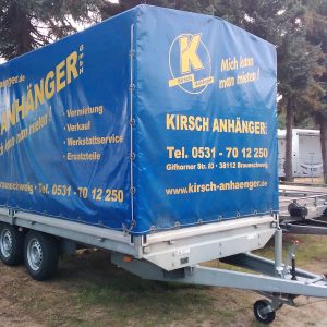 PL 506 224 - Pritsche mit Hochplane 200 cm