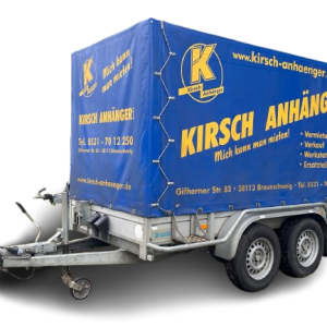 K2700 - Anhänger offener Kasten mit Hochplane 180 cm