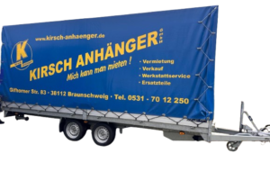 PL 506x224cm - Pritsche mit Hochplane 200 cm