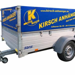 Anhänger offener Kasten mit Laubgitter, 1350kg + 750 GG