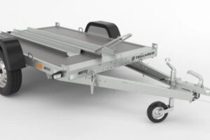 1-Motorradtransporter mit Bodenplatte